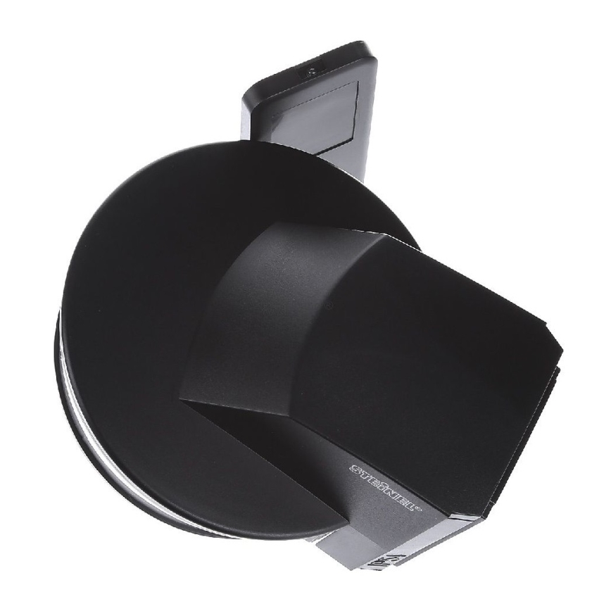 STEINEL 034979 - Sensor de movimento exterior SenslQ S preto IP54 + controlo remoto