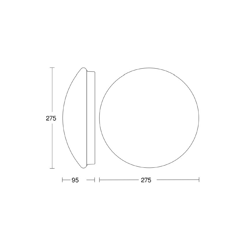STEINEL 035105 - Iluminação de casa de banho LED com sensor RS 16 LED/9,5W/230V IP44