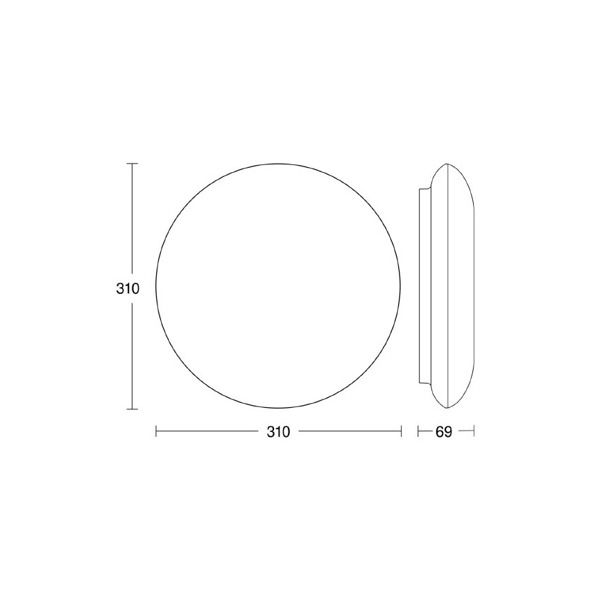 Steinel 035440 - Iluminação de exterior LED com sensor QUATTRO LED/10W/230V IP54