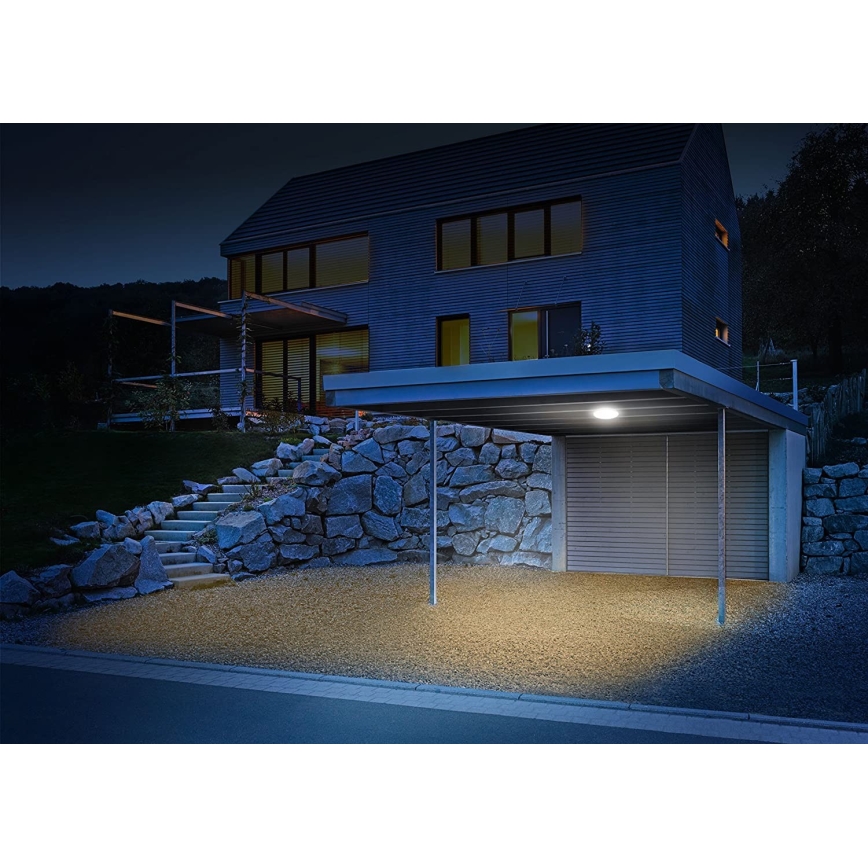 Steinel 035440 - Iluminação de exterior LED com sensor QUATTRO LED/10W/230V IP54