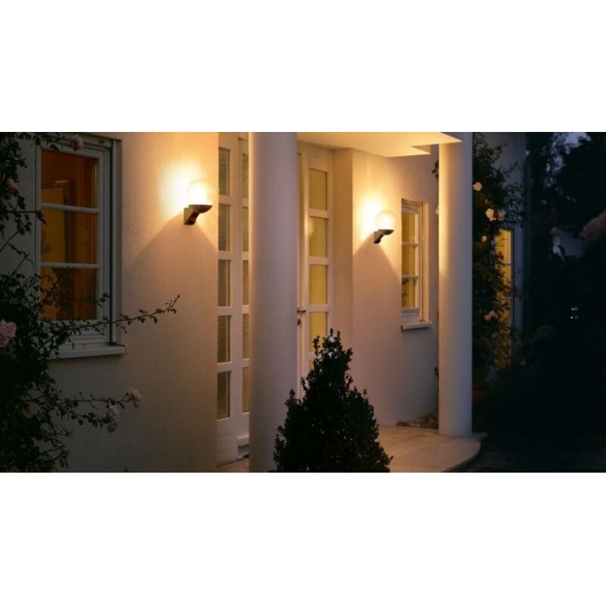 Steinel 035723 - Iluminação de parede exterior com sensor L585S 1xE27/60W/230V IP44