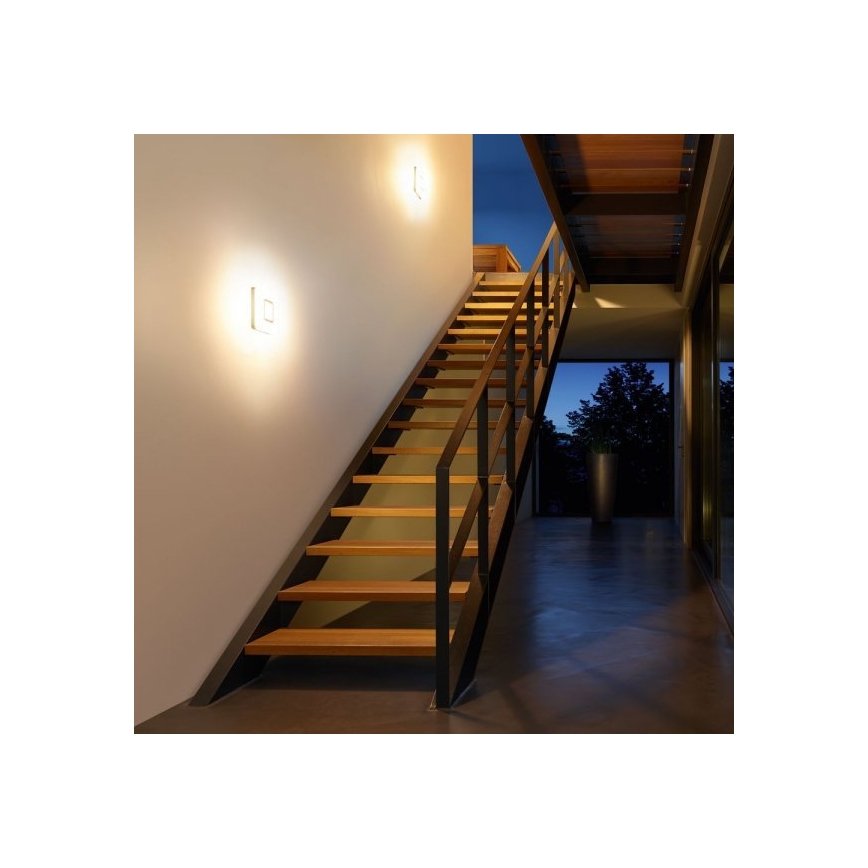 Steinel 052492 –⁠ Iluminação de parede LED com sensor de movimento RS LED M1 LED / 9.5 W / 230 V