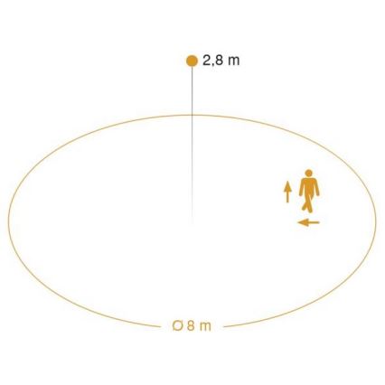 Steinel 052539 - Iluminação de teto LED com sensor LED/9,5W/230V