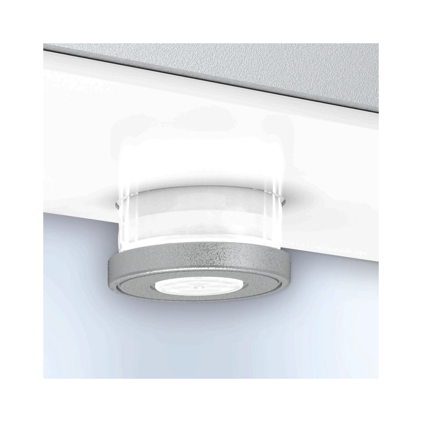 Steinel 052652 - Luminária solar LED com sensor XSolar SOL-O LED/1,5W 2x2000mAh IP44 prata