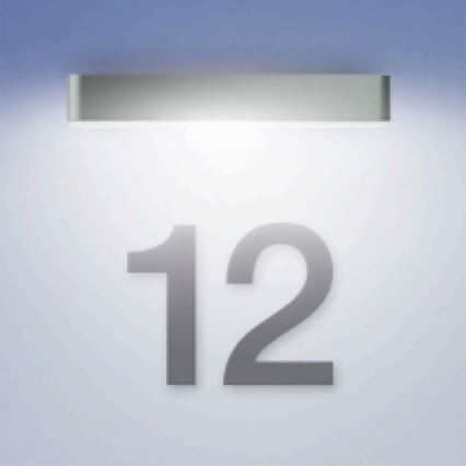 Steinel 052966 - Luminária de parede solar LED XSolar SOL-O LED/0,07W 2000mAh IP44 antracite