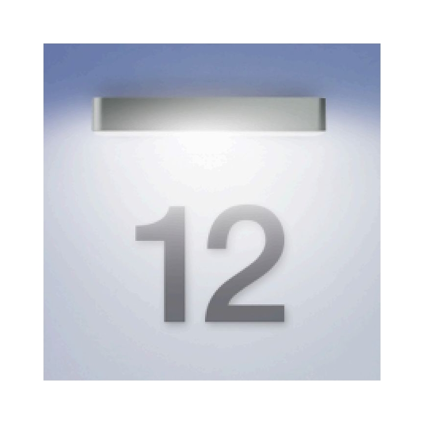 Steinel 052966 - Luminária de parede solar LED XSolar SOL-O LED/0,07W 2000mAh IP44 antracite