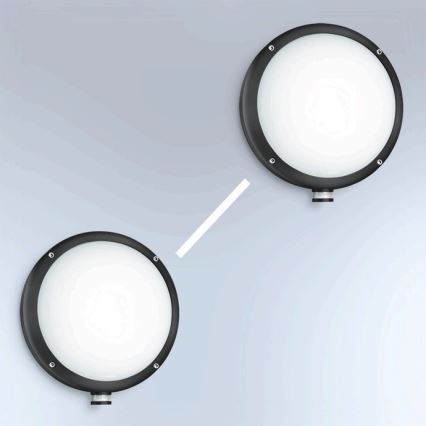 STEINEL 053079 - LED Iluminação de parede exterior com sensor L330 LED/9W/230V 3000K IP44