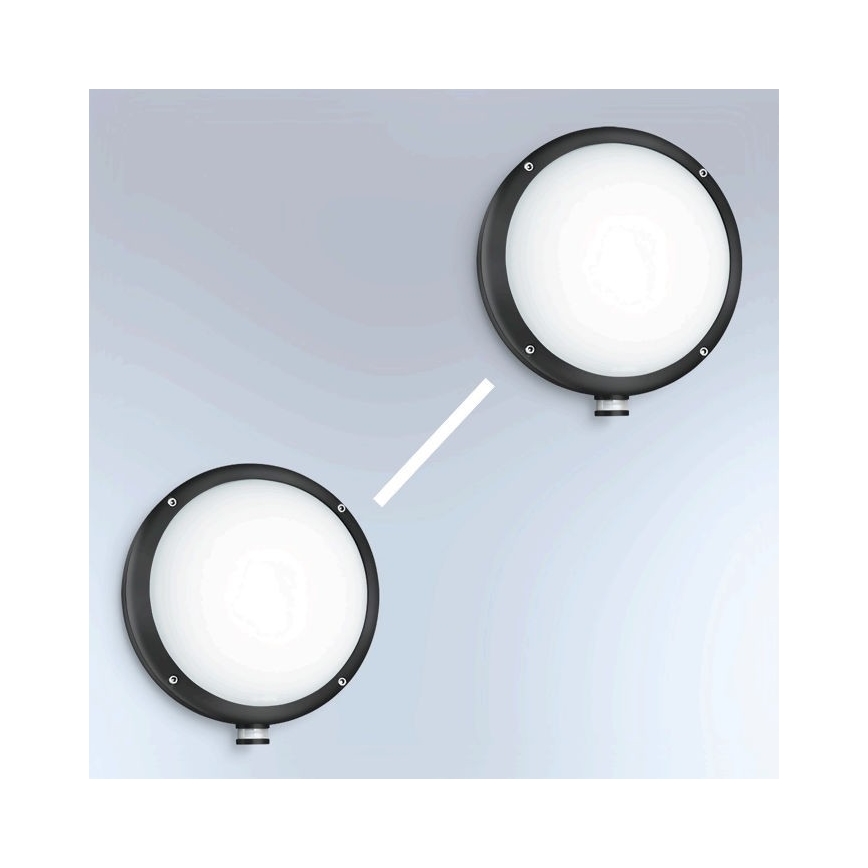 STEINEL 053079 - LED Iluminação de parede exterior com sensor L330 LED/9W/230V 3000K IP44