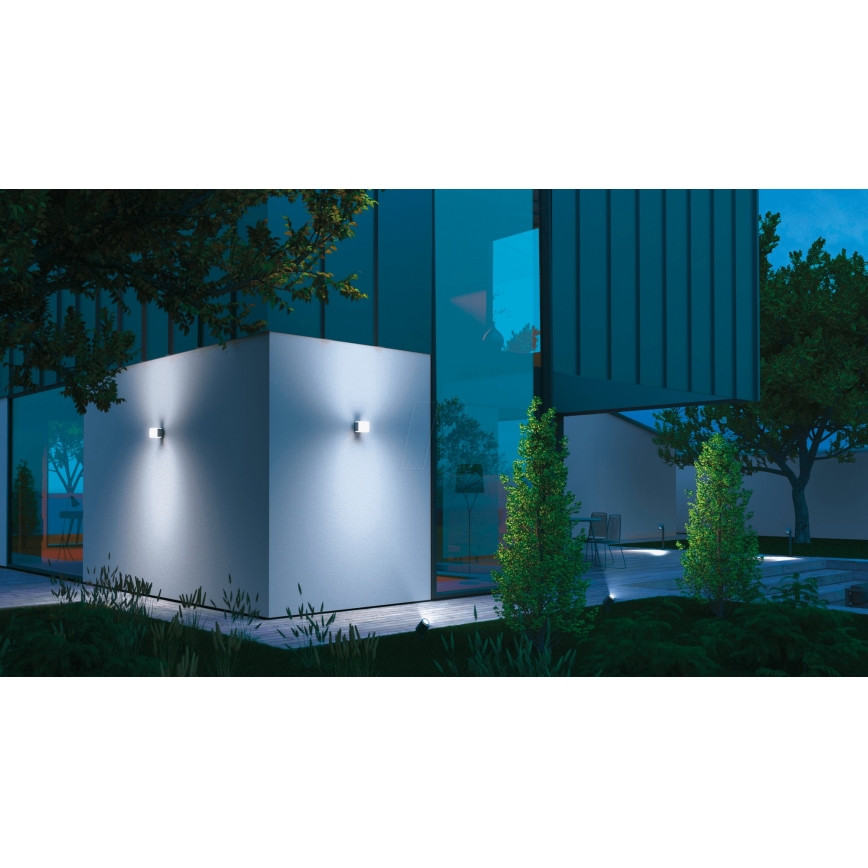 Steinel 055493 - Iluminação exterior LED com sensor L 830 LED/9.5W/230V IP44 antracite