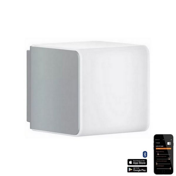 Steinel 055509 - Iluminação exterior LED com sensor L 830 LED/9.5W/230V IP44 prateada