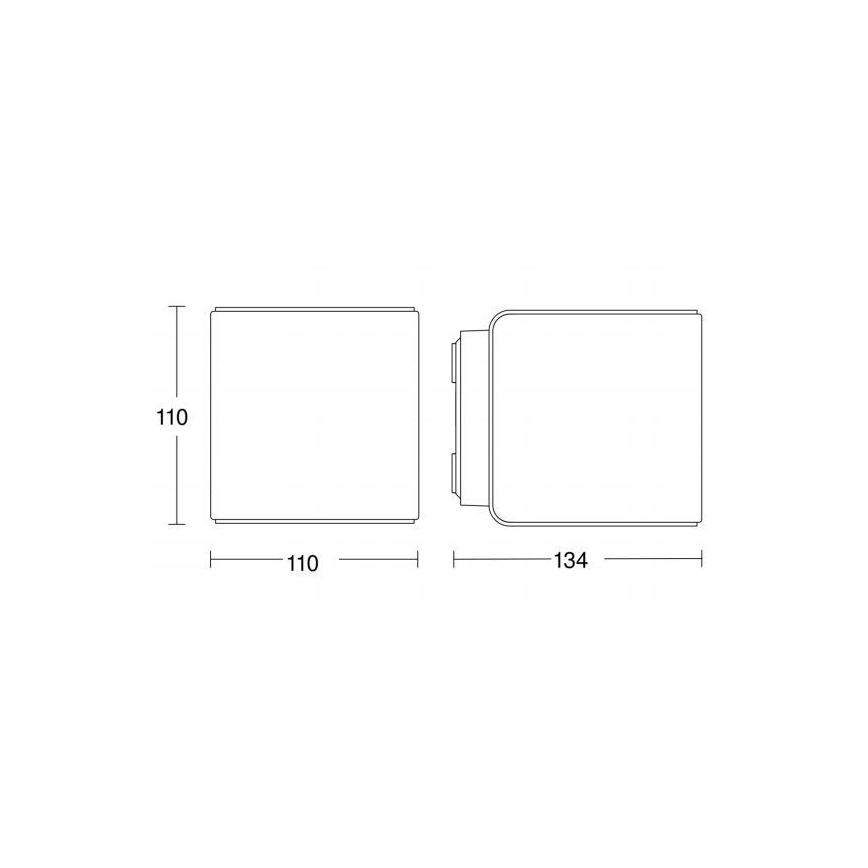 Steinel 055530 - Iluminação exterior LED com sensor L 840 LED/9,5W/230V IP44 antracite