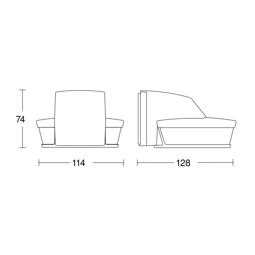 Steinel 056650 - Sensor de movimento SensIQ S IP54 antracite
