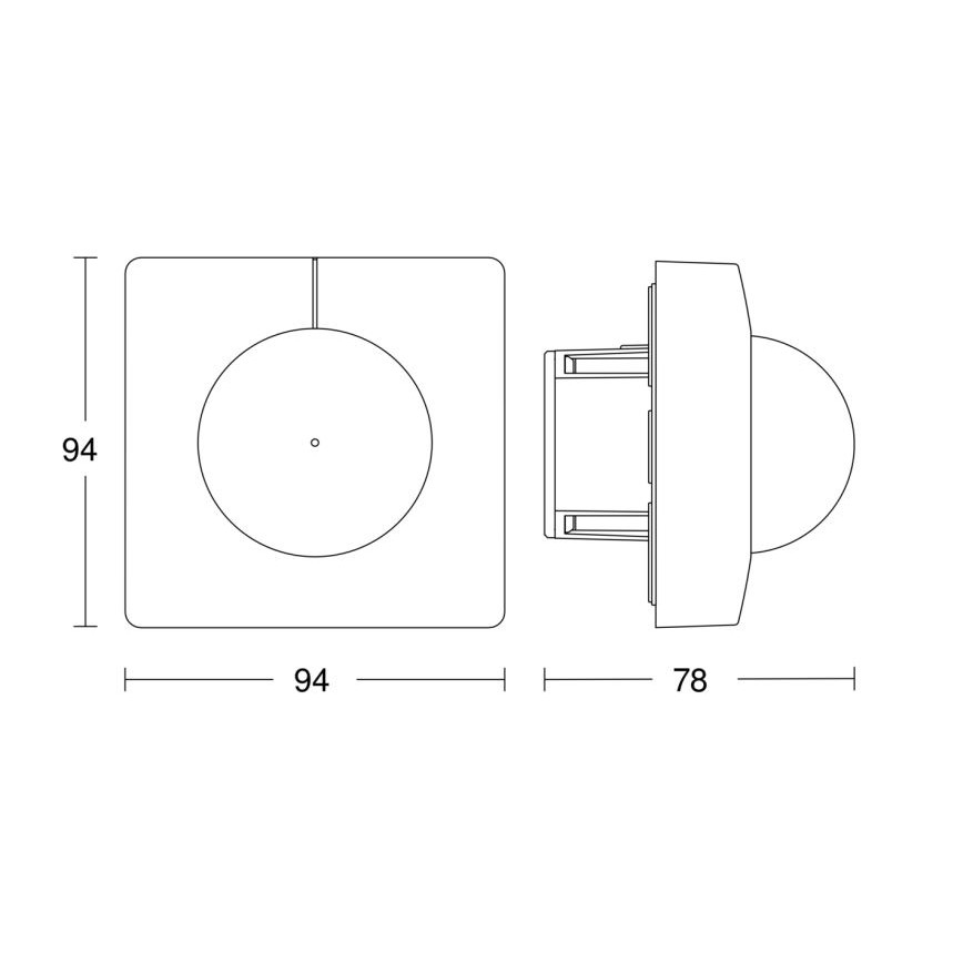 Steinel 057367 - Sensor de movimento IS 3180 DALI-2 IPD branco