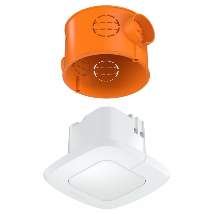 Steinel 057510 - Detetor de presença IR Quattro SLIM XS 4m DALI-2 branco