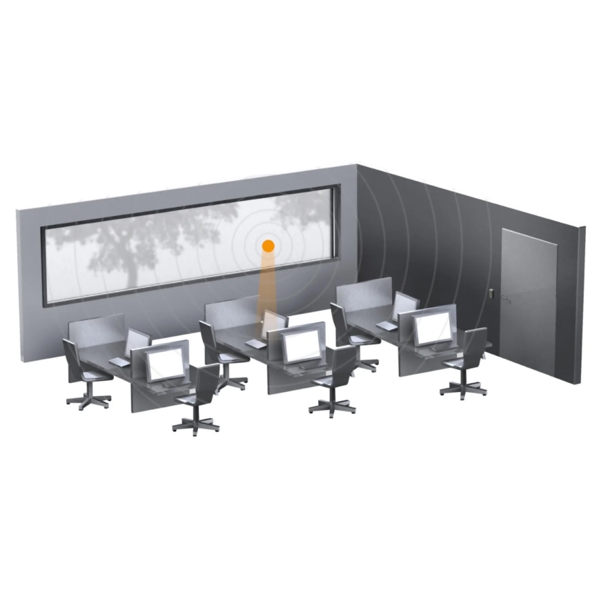 Steinel 058340 - Sensor de luminosidade Dual V3 KNX redondo branco