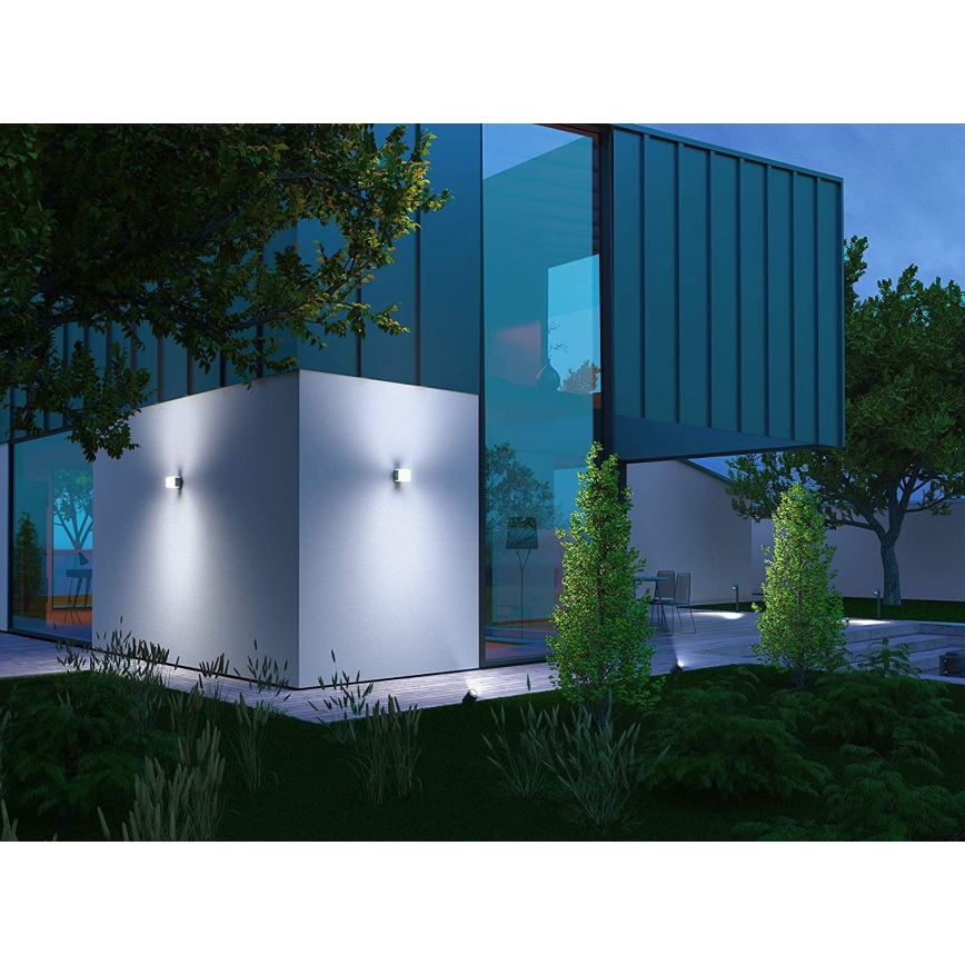 STEINEL 058685 – Candeeiro exterior LED com sensor SPOT GARDEN 1×GU10/7W/230V IP44