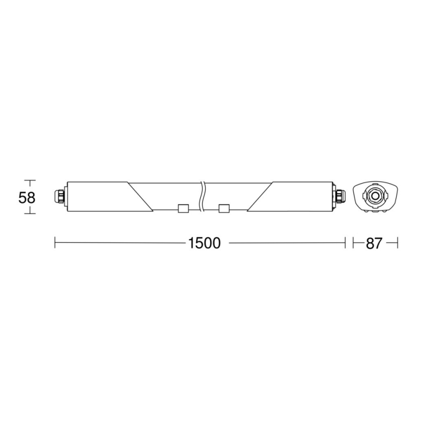 Steinel 058739 - Iluminação de trabalho LED com sensor RS PRO 5150SC LED/42W/230V IP66 4000K