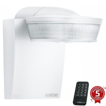 Steinel 059576 - Sensor de movimento SensIQ IP54 branco + controlo remoto