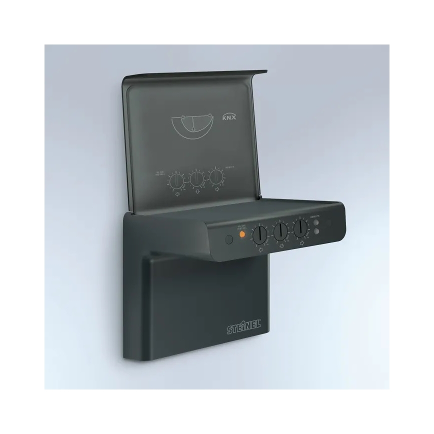 Steinel 059637 - Sensor de movimento iHF 3D KNX IP54 preto