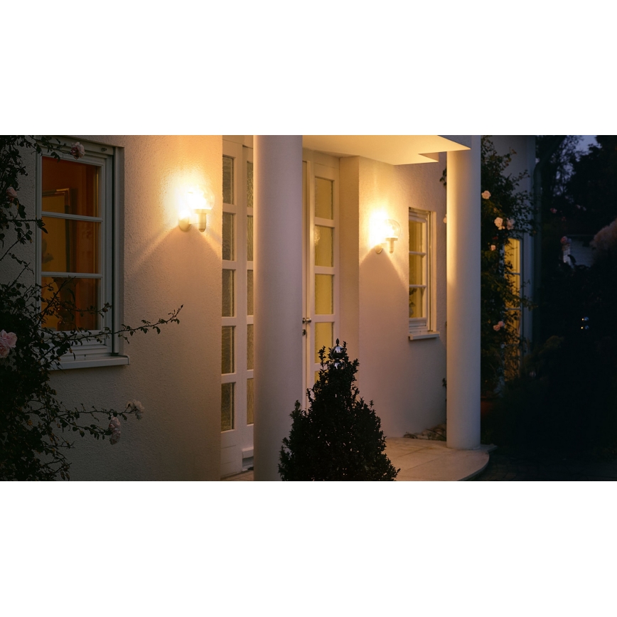 Steinel 059880 - Iluminção exterior com sensor L 115 1xE27/60W/230V IP44