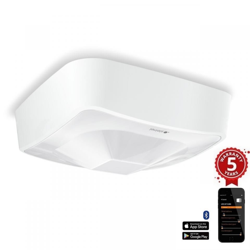 Steinel 064297 - Detetor de presença HF 360-2 DALI-2 branco