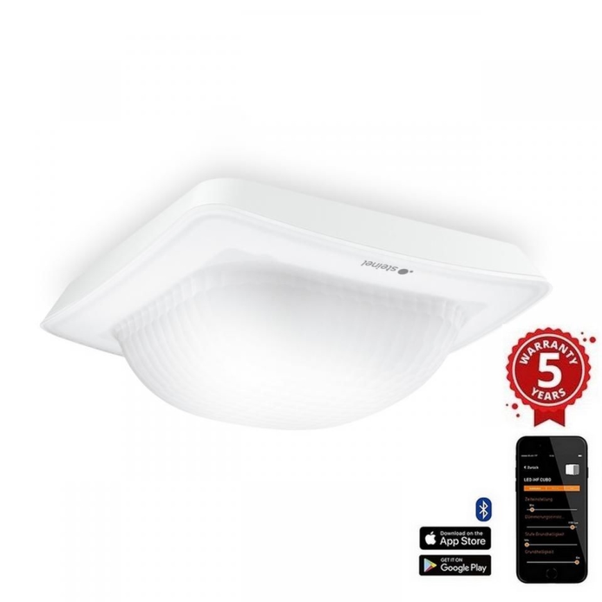 Steinel 064334 - Detetor de presença IR Quattro HD-2 24m COM2 branco
