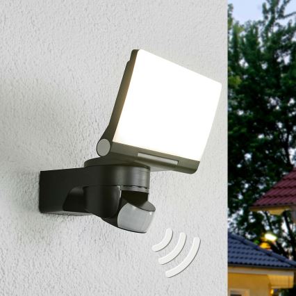 Steinel 065447 - Holofote LED com sensor LED XLED HOME LED/13,5W/230V IP44 preto