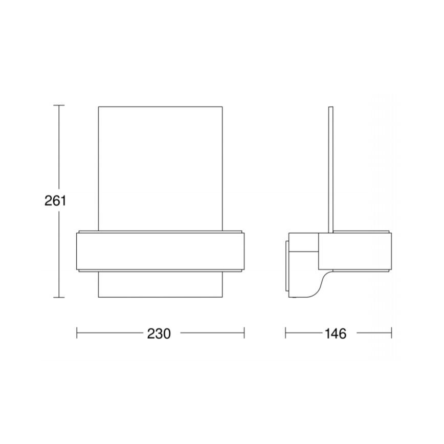 STEINEL 065713 - Número de Casa LED com sensor L820 LED/12,5W/230V IP44