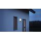 Steinel 065782 - Iluminação exterior com sensor de crepúsculo L 22 1xE27/60W/230V IP44 aço inoxidável