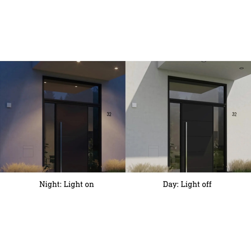 Steinel 066123 - Sensor de crepúsculo NIGHTMATIQ Plus IP54 branco