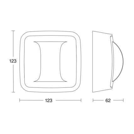 Steinel 066154 - Detetor de presença HALLWAY branco