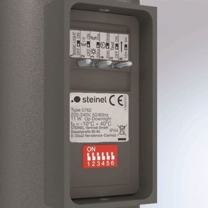 Steinel 067199 - Iluminação de parede exterior LED com sensor L 930 S LED/9,3W/230V IP44 antracite