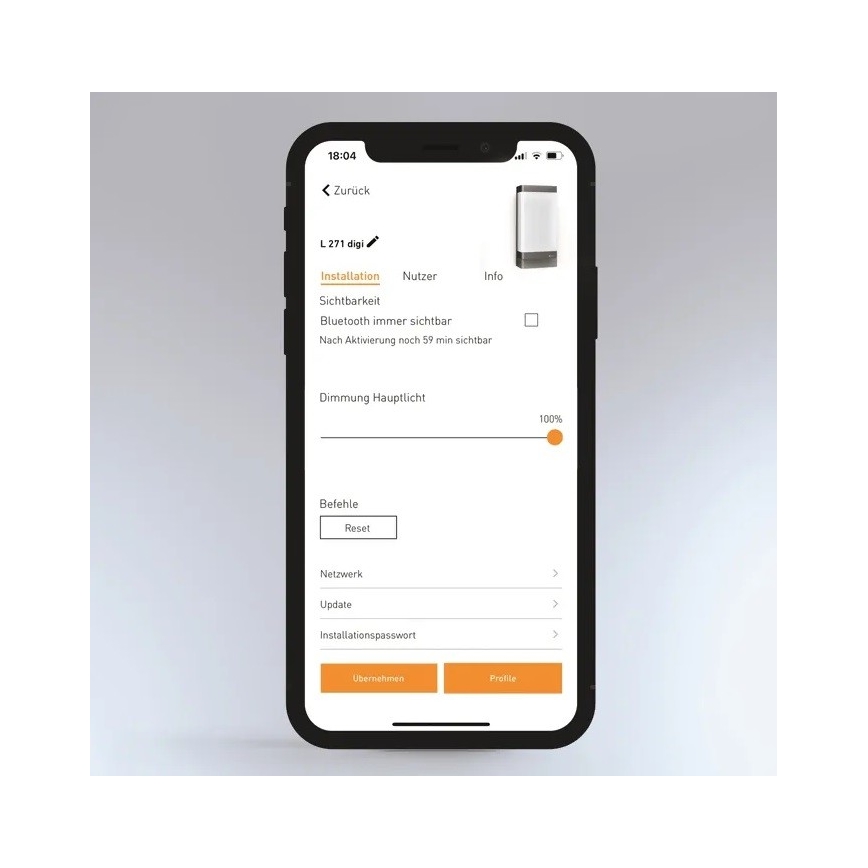 Steinel 067212 - Iluminação exterior LED com sensor L 271 SC LED/6,6W/230V 3000K IP44