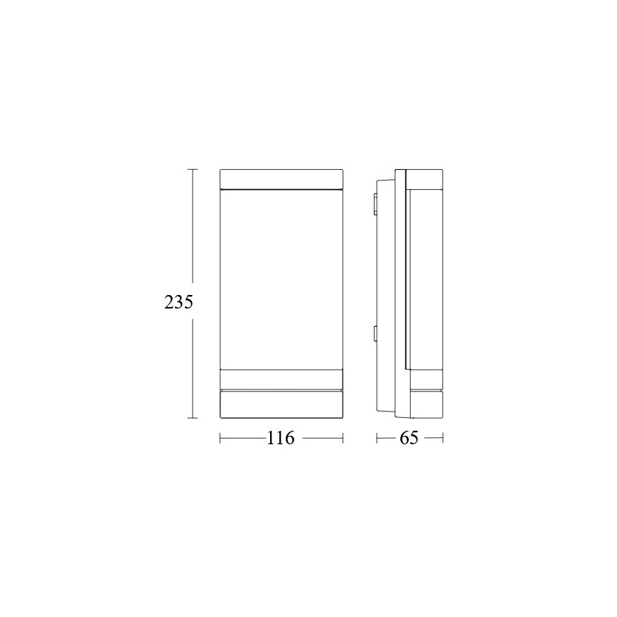 Steinel 067212 - Iluminação exterior LED com sensor L 271 SC LED/6,6W/230V 3000K IP44