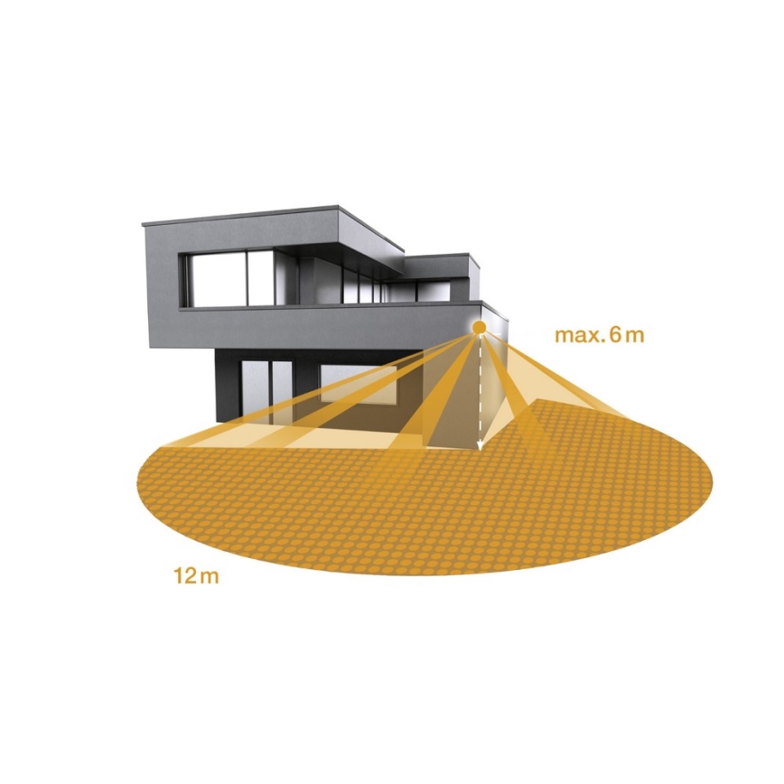 Steinel 068110 - Holofote LED com sensor XLED PRO LED/20W/230V 3000K IP44 preto