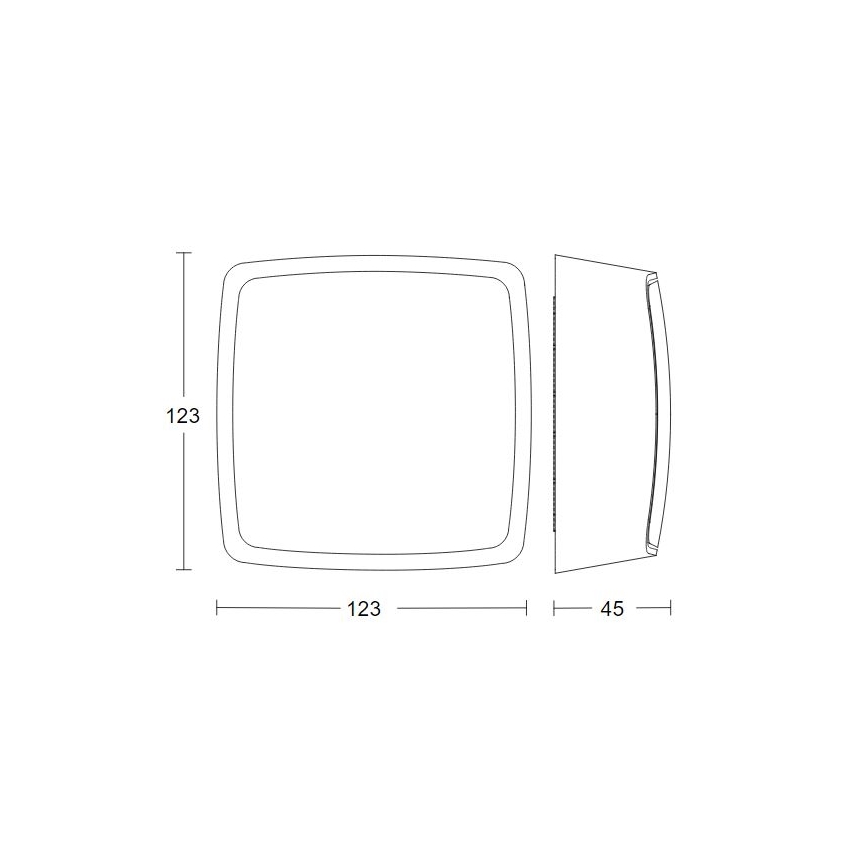 Steinel 068493 - Detetor de presença TRUE PRESENCE COM1 IP54 preto