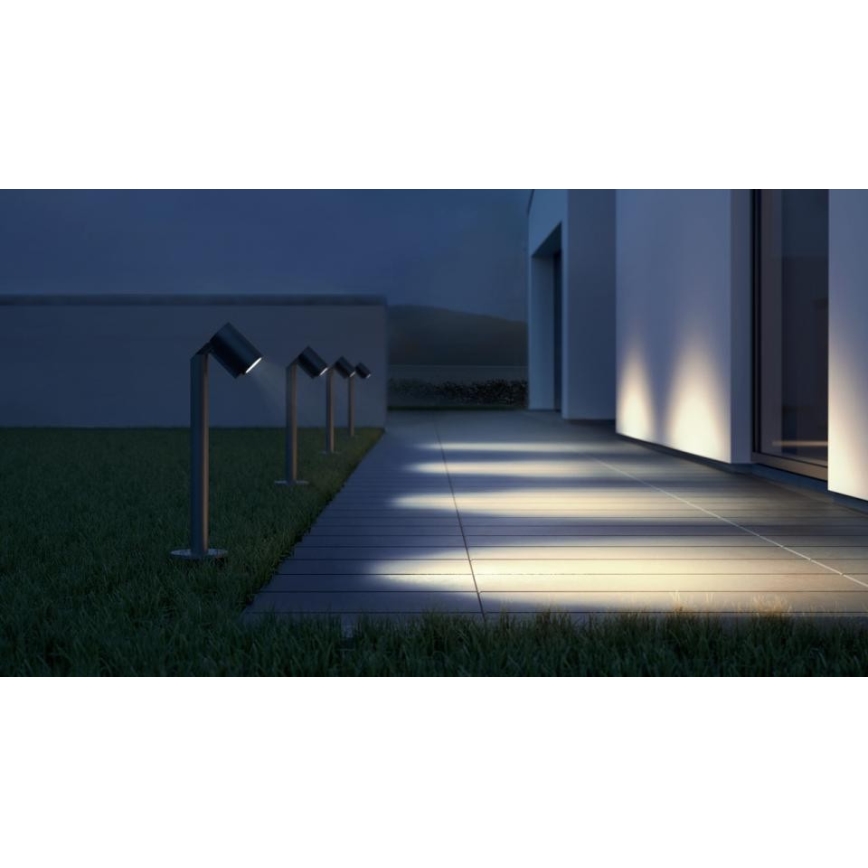 Steinel 068677 - Lâmpada LED Exterior SPOT WAY 1xGU10/6,7W/230V IP44 antracite