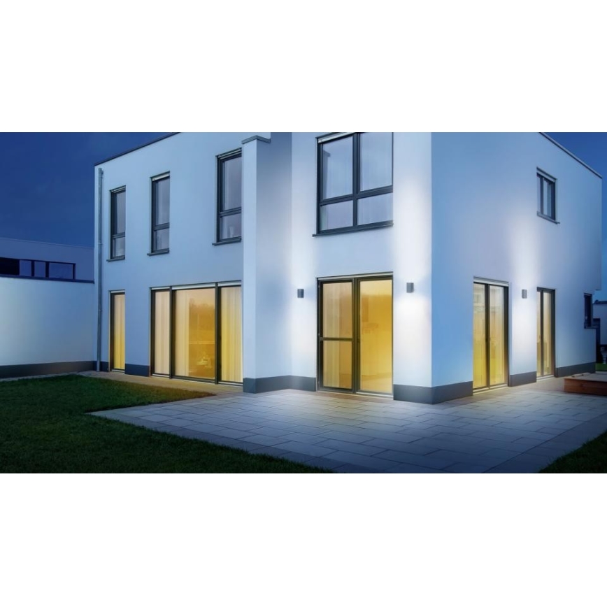 Steinel 078713- Iluminação de parede exterior LED L 930 LED/9,3W/230V IP44 antracite