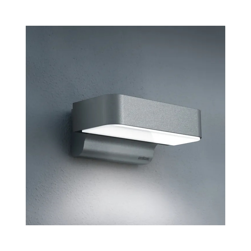 Steinel 079291- Iluminação de parede exterior LED L800C LED/7,5W/230V IP44 antracite