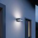 Steinel 079307- Iluminação de parede exterior LED L810C LED/9,8W/230V IP44 antracite