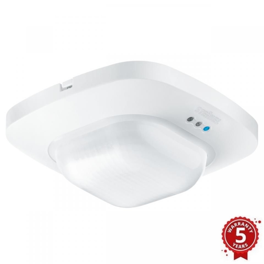 Steinel 079369 - Detetor de presença IR Quattro HD 24m COM1 branco