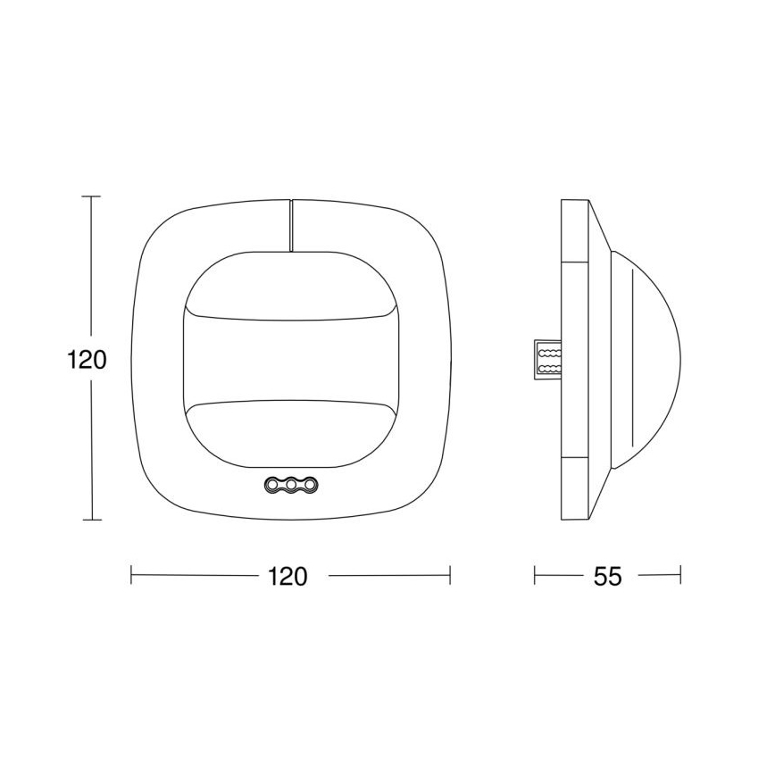 Steinel 079499 - Detetor de presença Dual HF DALI-2 APC branco