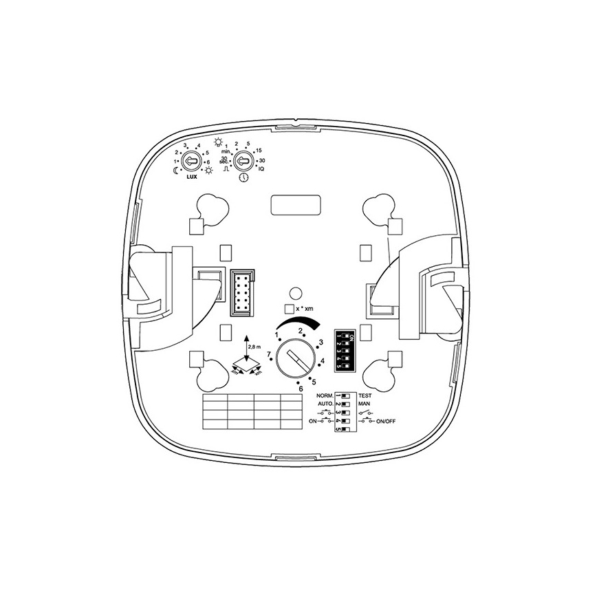 Steinel 079512 - Sensor de presença HF 360 COM1 branco