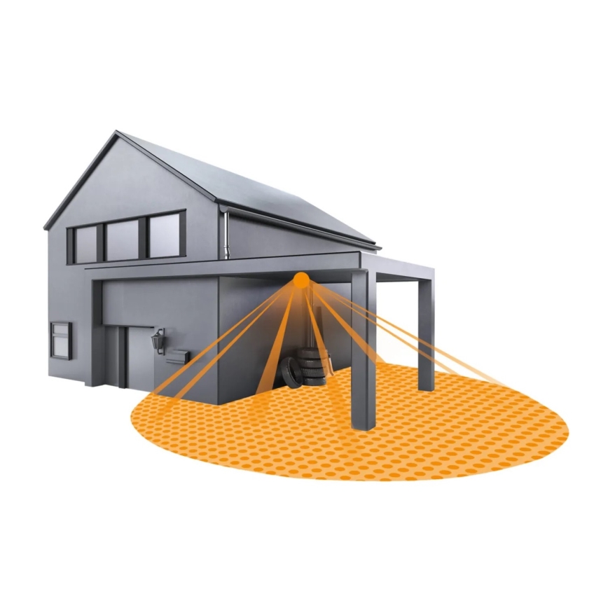 Steinel 081706 - Sensor de movimento exterior IS 2360-3 ECO 230V IP54 preto