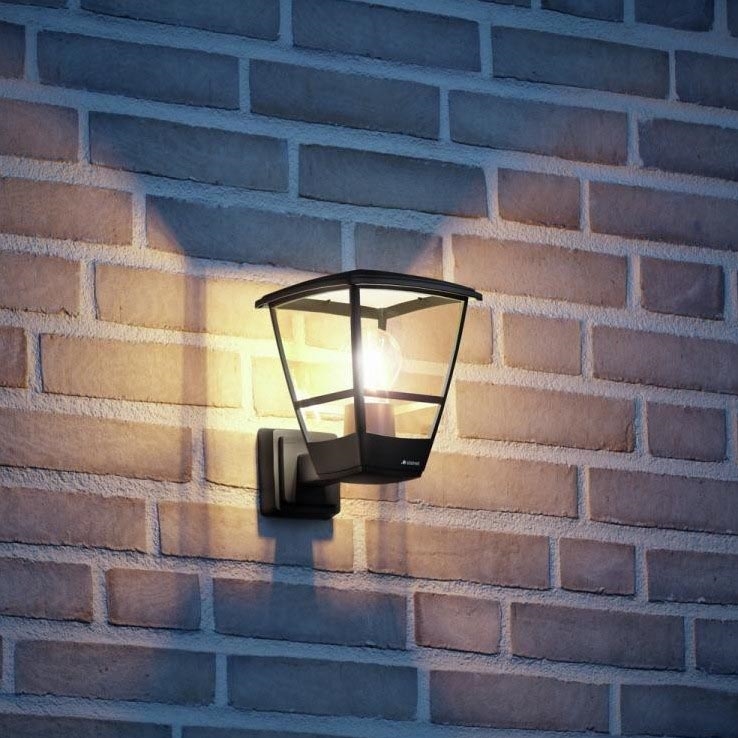 Steinel 084752 - Iluminação de parede exterior L10 1xE27/15W/230V IP44