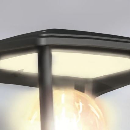 Steinel 084752 - Iluminação de parede exterior L10 1xE27/15W/230V IP44