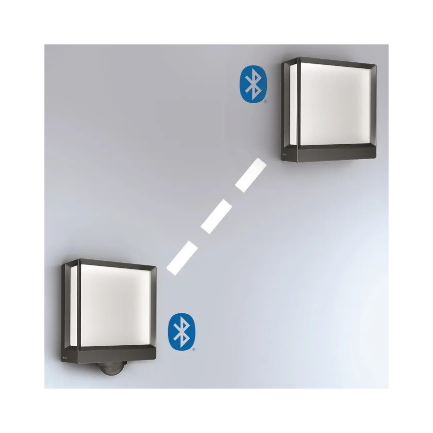 Steinel 085230 - LED Iluminação de parede exterior com regulação L40C LED/12,9W/230V IP54 antracite