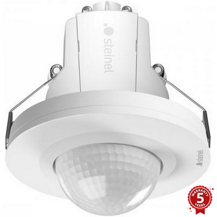 Steinel 088033 - Sensor de movimento embutido com um sensor de presença PD-24 ECO KNX 360° branco