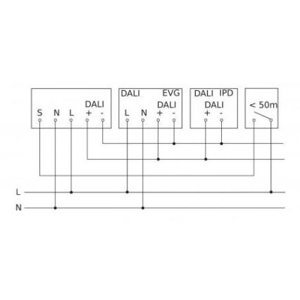 Steinel 088163 - Sensor de movimento embutido com um sensor de presença PD-8 ECO DALI-2 360° preto