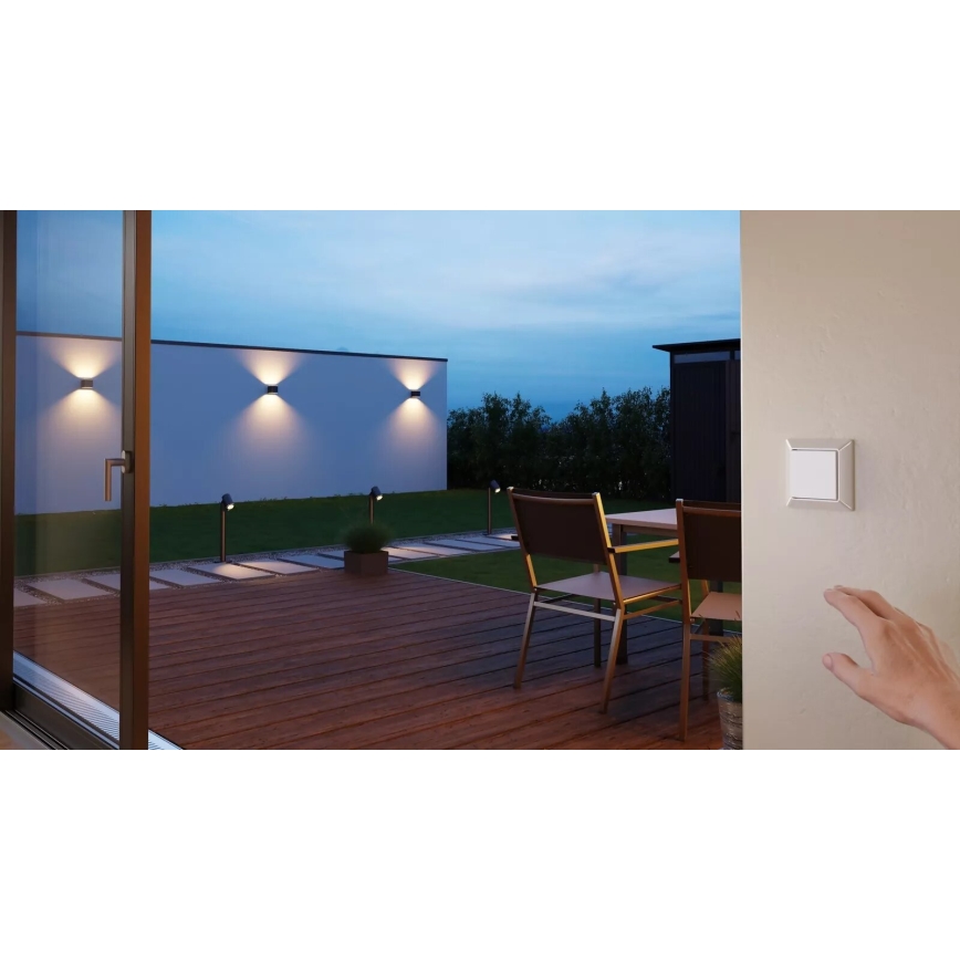 Steinel 088620 - Interruptor doméstico sem fios TAPDUO C WS